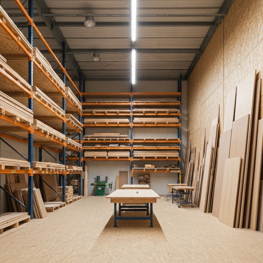 Bhumi Boards warehouse and workshop interior